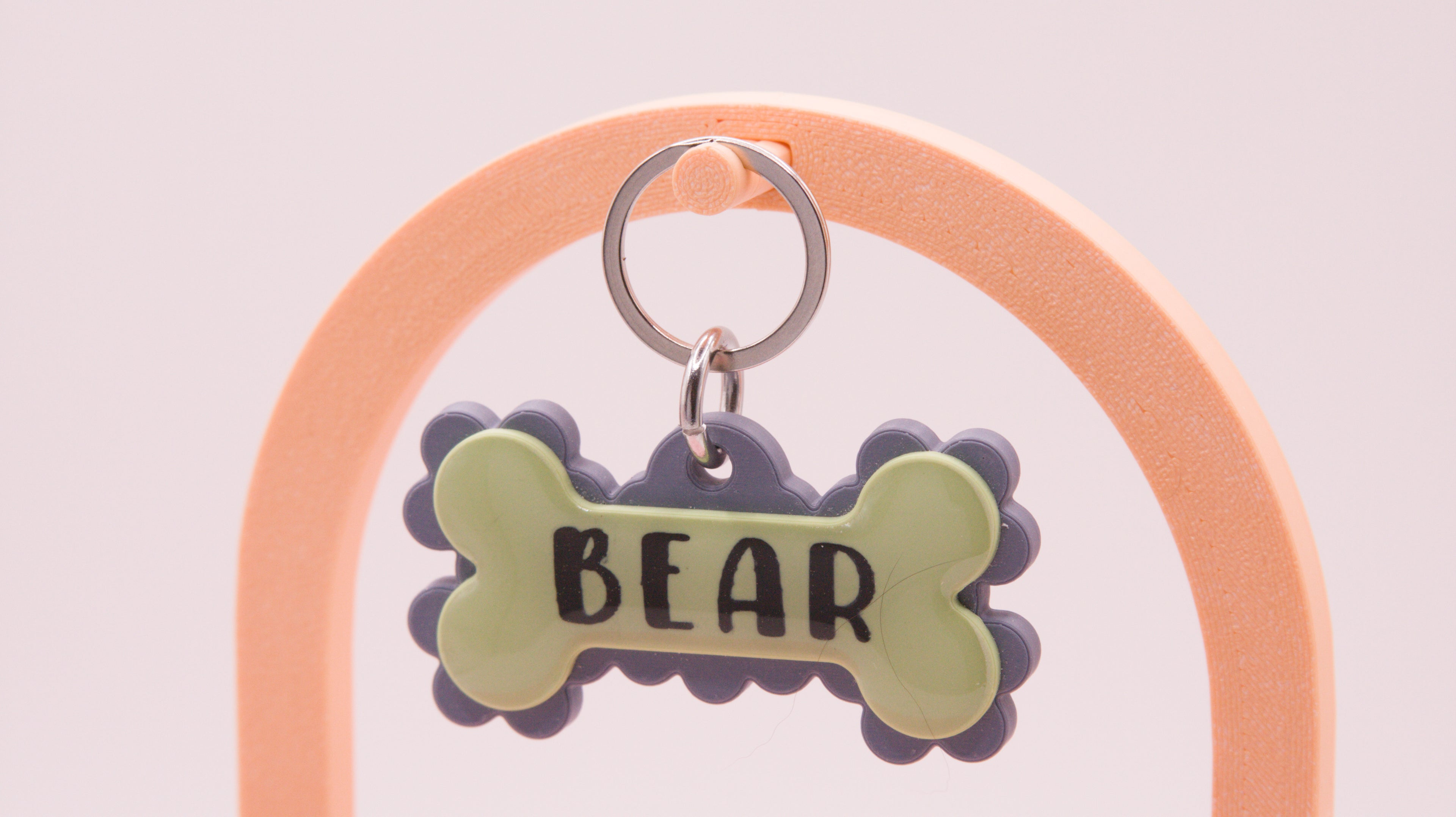 Frill and Bone Dog Name Tag