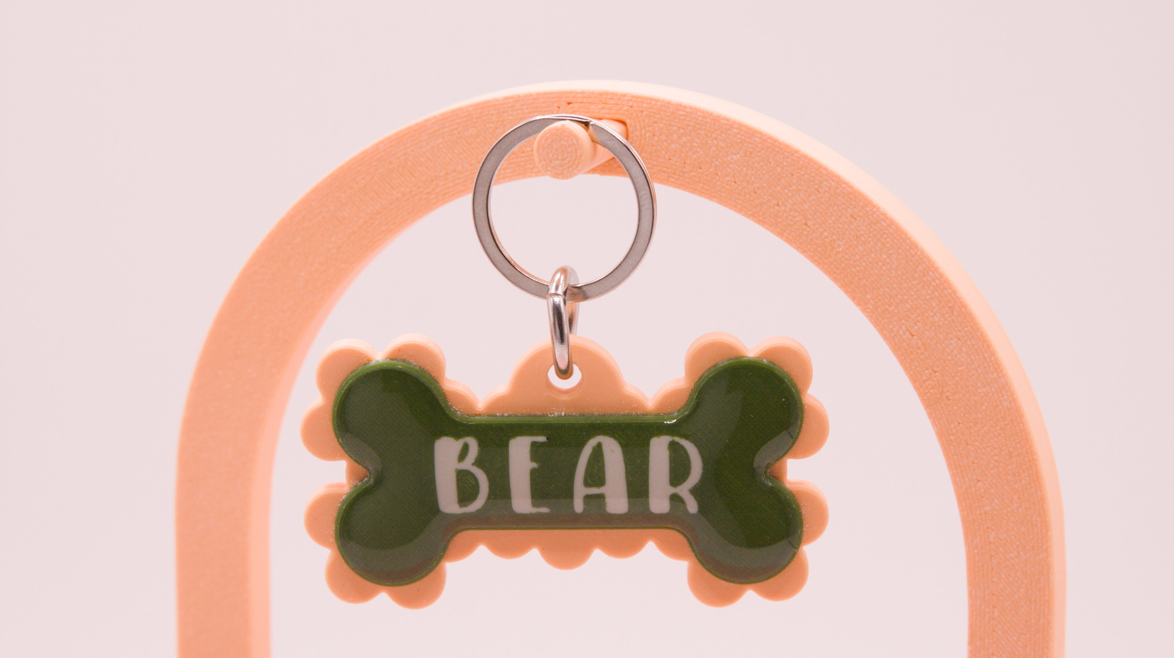 Frill and Bone Dog Name Tag