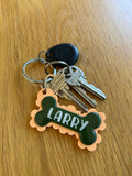 Frill and Bone Keychain